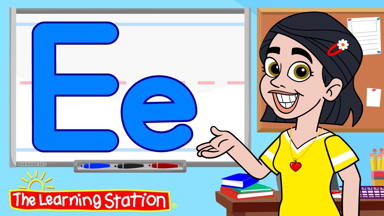 Learn the Letter E ♫ Phonics Song for Kids ♫ Learn the Alphabet