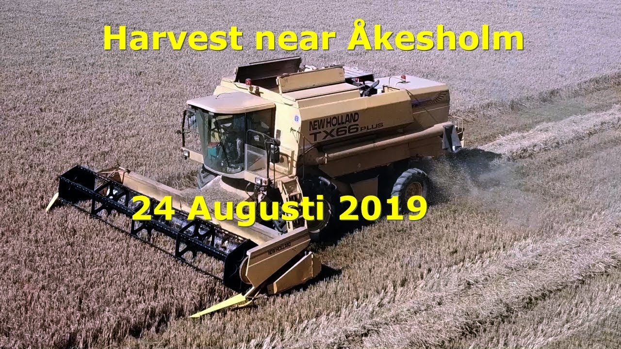 Harvest near Åkesholm Sweden