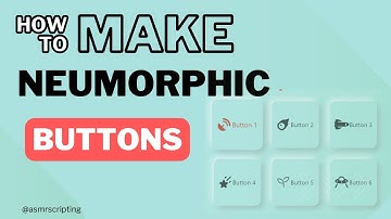Neumorphic Button Using HTML And CSS | Neomorphic Style Web Design