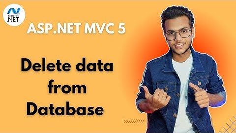 (#12) Delete records from database | mvc tutorial for beginners in .net c#