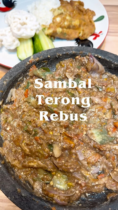 Sambal Terong Rebus Sehat banget!! #ngeshortsdulu #resepsimple #sambel