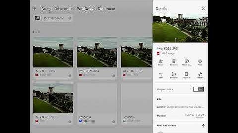 Google Drive on the iPad - Lesson 6 - Google Apps for Education Tutorial