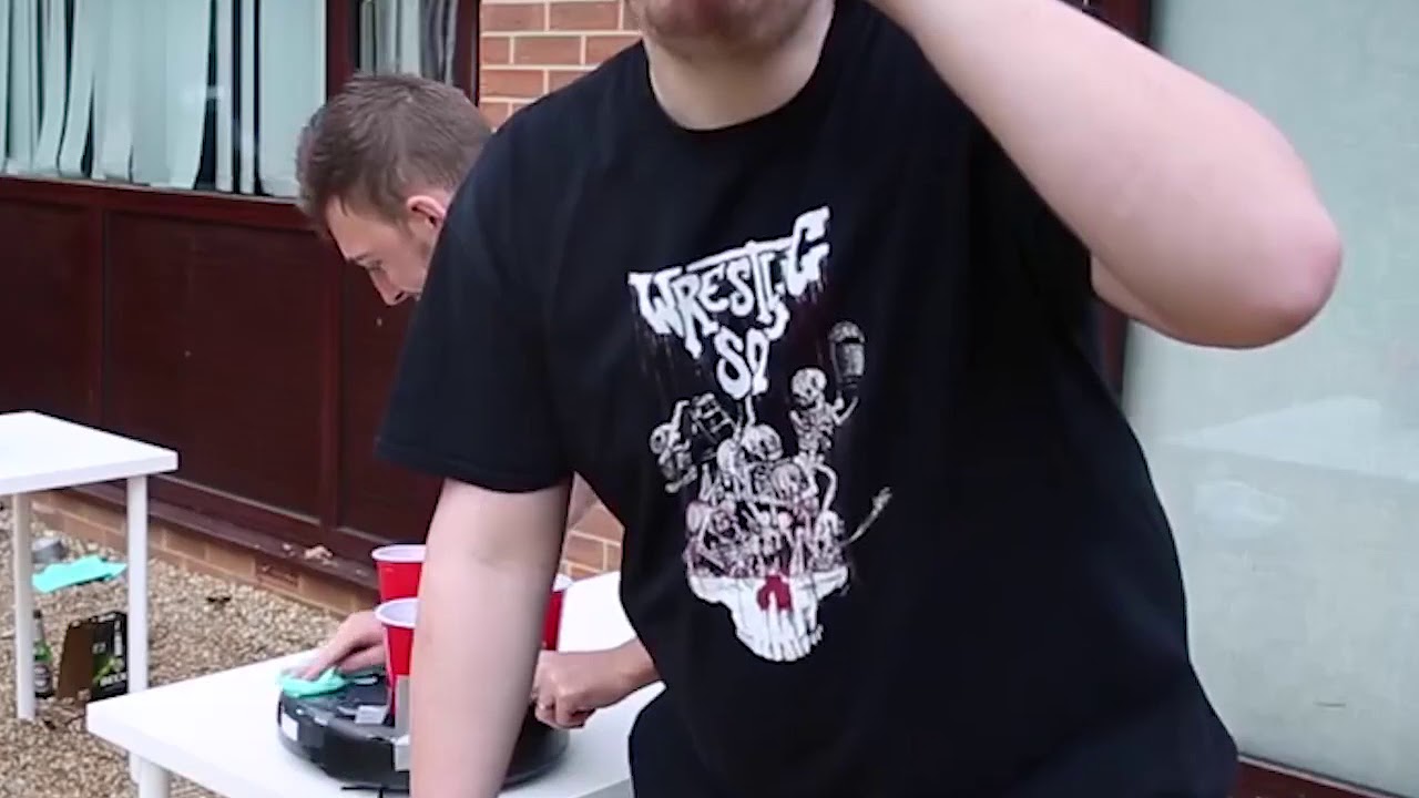unilad roomba beer pong looks like so much fun youtube