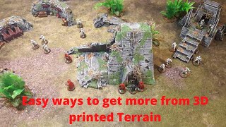 Easy way to add more detail to 3D Printed Terrain