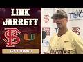 FSU Baseball | Link Jarrett Postgame Press Conference Game 3 | FSU 4, Miami 7 | Warchant TV