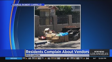 Residents fed up with street vendors in the Pico-Union District