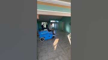 Fast and satisfying floor tile removal!! #satisfying #asmr #asmrsounds #machine #video #power #diy