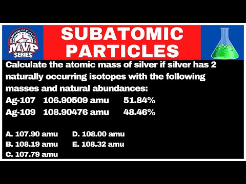 Find the atomic mass of Ag given the two isotopes