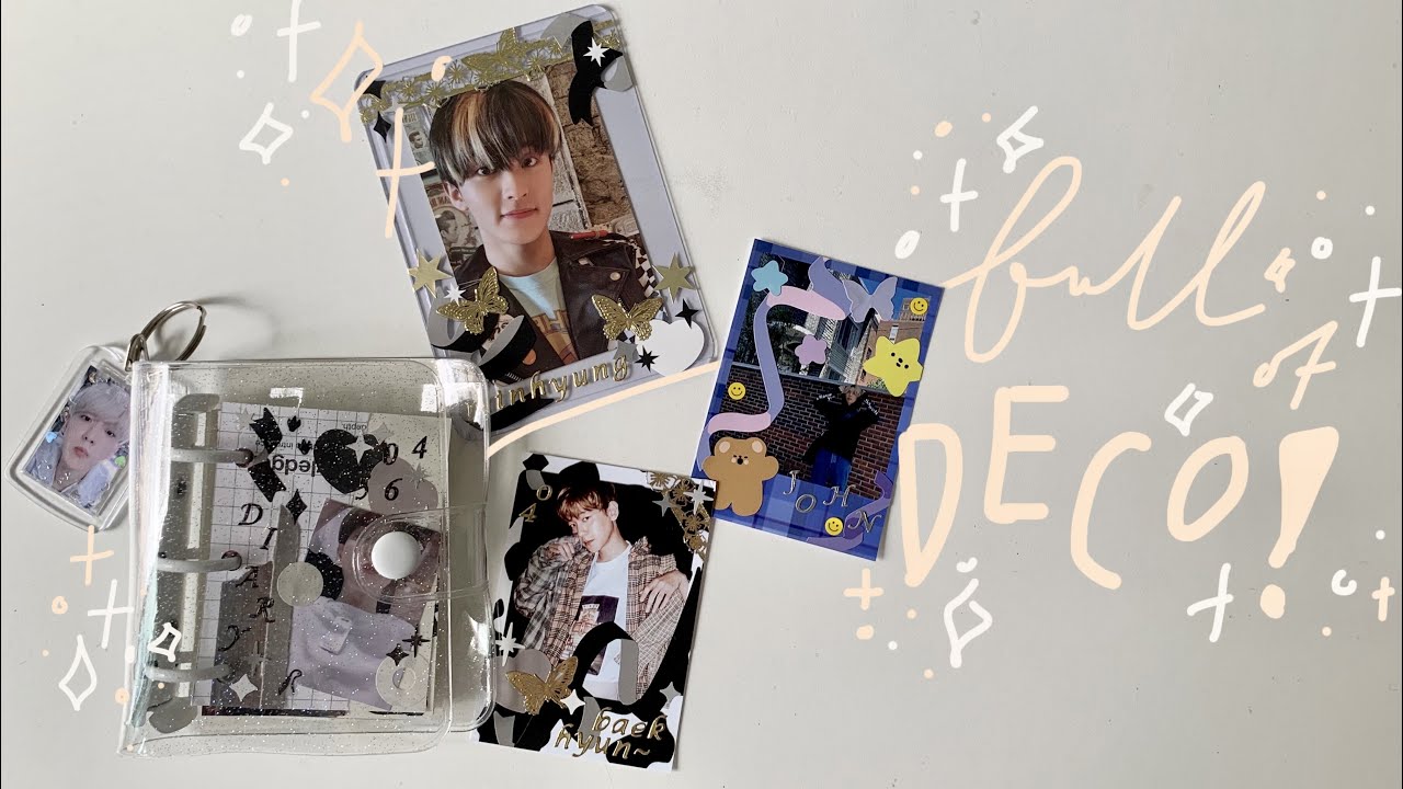 DIY Toploader Deco Kit read Description Kpop Bts Stationary Coquette  Aesthetic Stickers Polco 