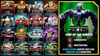 Real Steel WRB ALL WRB I VS ZEUS The King of the Ring Series Fights (Живая Сталь)