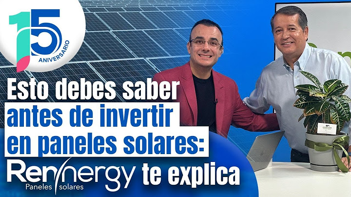 This is what you should know before investing in solar panels: Rennergy explains it to you
