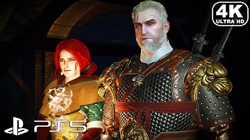 Geralt & Triss take out the Rats of Novigrad - The Witcher 3 Wild Hunt Next-Gen (4K ULTRA HD PS5)