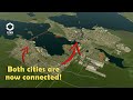 Two growing cities become one giant city  cities skylines 2 lets play