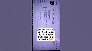 Bell Notifications  👍😊