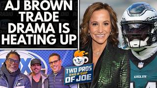 AJ Brown to Patriots?! Dianna Russini Drama + What’s REALLY Happening  l 2 PROS AND A CUP OF JOE