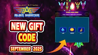 Galaxy Attack Alien Shooter New Gift Code | Galaxy Attack New Redeem Code September 2025