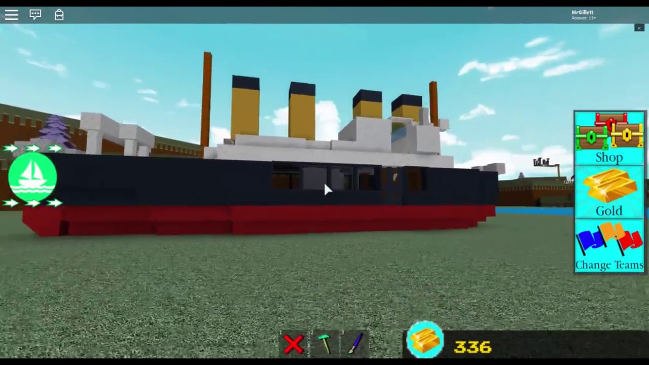 Titanic Vs Build A Boat For Treasure With Railroadpreserver