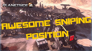 Planetside 2 Tips | AWESOME SNIPING SPOT!!! (Planetside 2 Infiltrator Gameplay! 1080p)