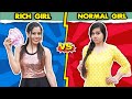 Rich girl vs normal girl  sanjhalika vlog