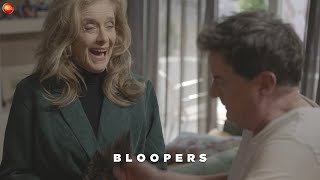 Marly en Bas kunnen hun lach niet inhouden en meer bloopers op de GTST-set