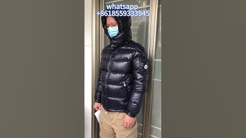 MONCLER MAYA DOWN JACKET - Navy Blue Review # Shorts #