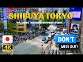 Japan Shopping &amp; Walking Tour at Shibuya Tokyo! BEST Spots, Street Fashion &amp; More | Travel [4K]