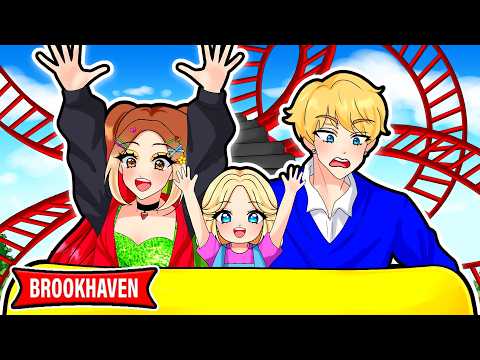 We Went to a THEMEPARK with OUR BABY! (Brookhaven)