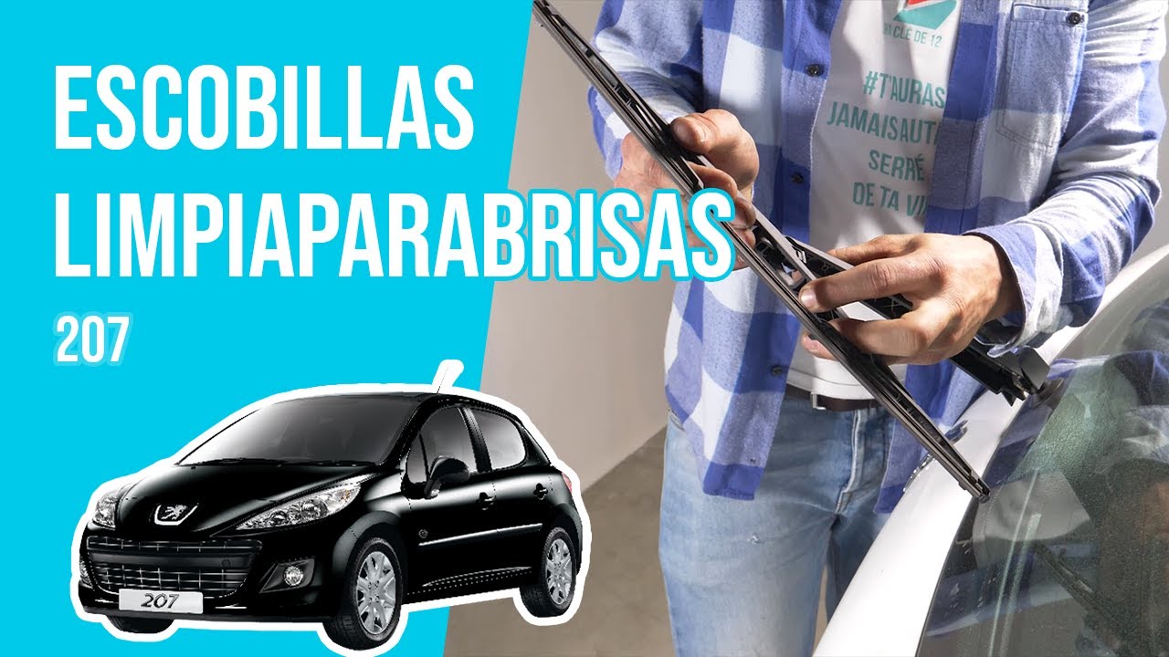 cambiar los limpiaparabrisas PEUGEOT 207 🌧 - YouTube
