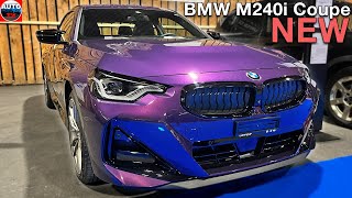 All New BMW M240i COUPE 2024 - Visual REVIEW, exterior &amp; interior, TRUNK size