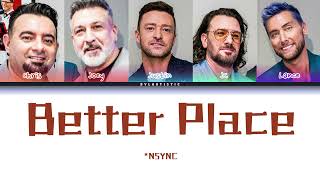 Better Place - NSYNC - Color Coded