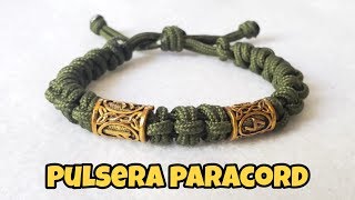 como hacer esta hermosa pulsera de hilo paracord macrame facil y rapido / tutorial 2019