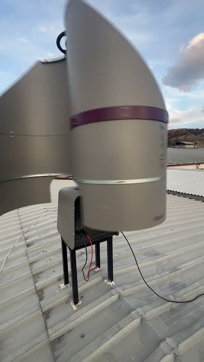 Customer Tests Tesup Atlas Wind Turbine with Anemometer & Pyrometer!