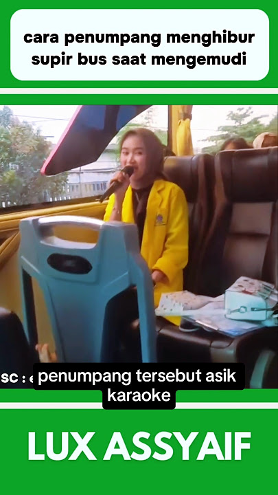 CARA PENUMPANG MENGHIBUR SUPIR BUS SAAT MENGEMUDI #shorts