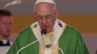 ⁣Homilía del Papa Francisco en la Misa de clausura del VIII Encuentro Mundial de las Familias 2015