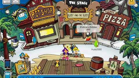 Club Penguin - How To Get Hidden Ruby Pin