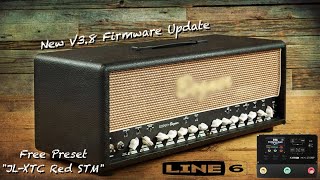 『HX Stomp』New Firmware V3.8 Free Preset JL-XTC Red STM by Jimmy Lin (No Talking)