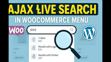 How to Add AJAX Live Product Search in WooCommerce | Add Search Bar In WordPress Menu