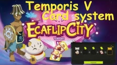 Dofus Temporis V - Part 2: Card System & How To Level [ TUTORIAL ]