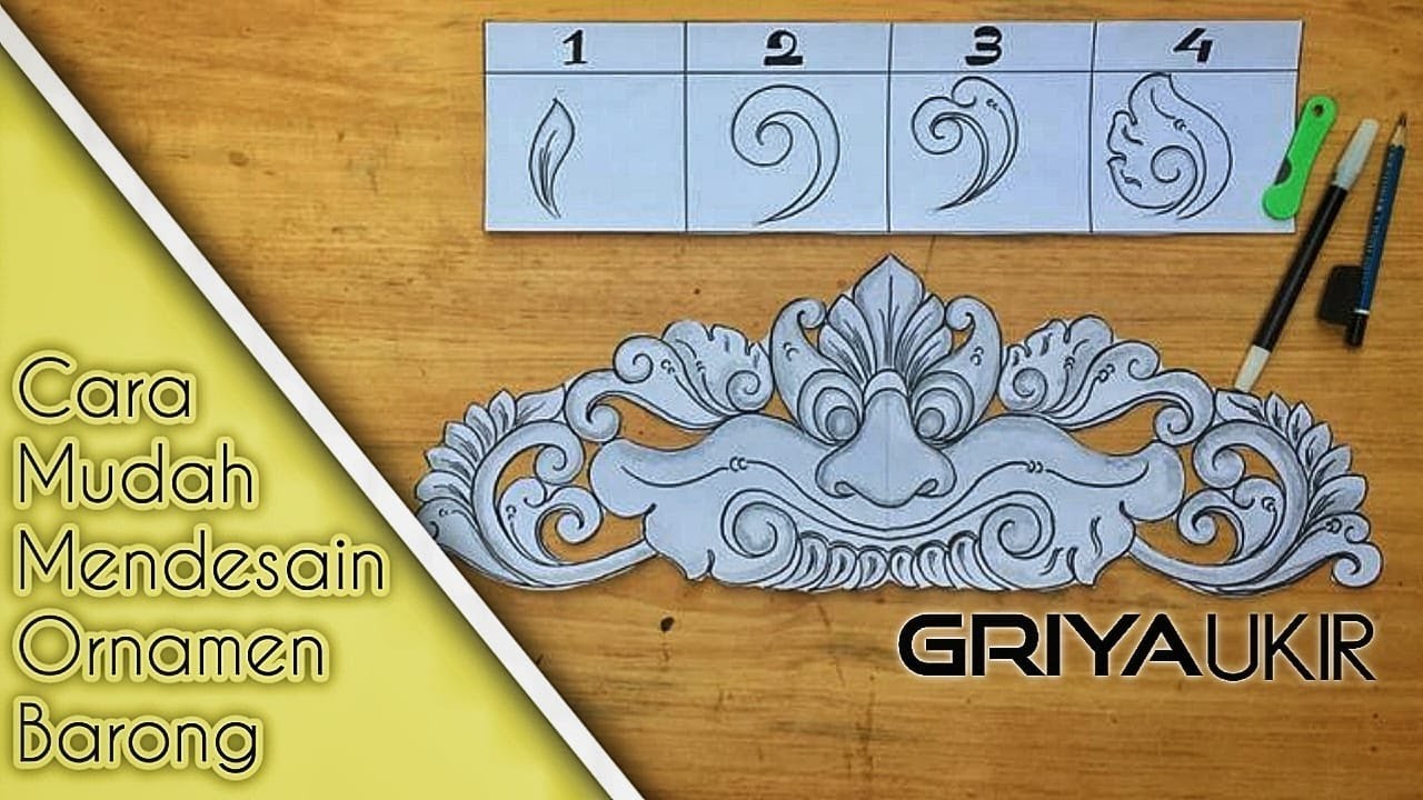 Desain ornamen barong