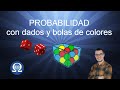 Ejercicios de Probabilidad con dados y bolas de colores