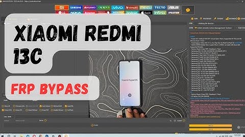 Xiaomi redmi 13c hyperos2 frp bypass / unlock tools
