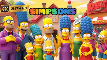 Simpsons Cartoon All Characters In 3D 4K  Models