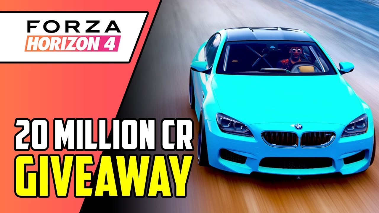 20 Million CR Giveaway FORZA HORIZON 4 Live Stream