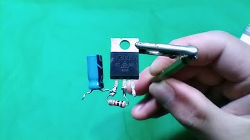 Simple audio amplifier circuit using 13005 transistor - make a audio amplifier