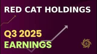 Red Cat Holdings, Inc  RCAT Q3 2025 Earnings Call