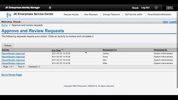 ISIM v6 Service Center