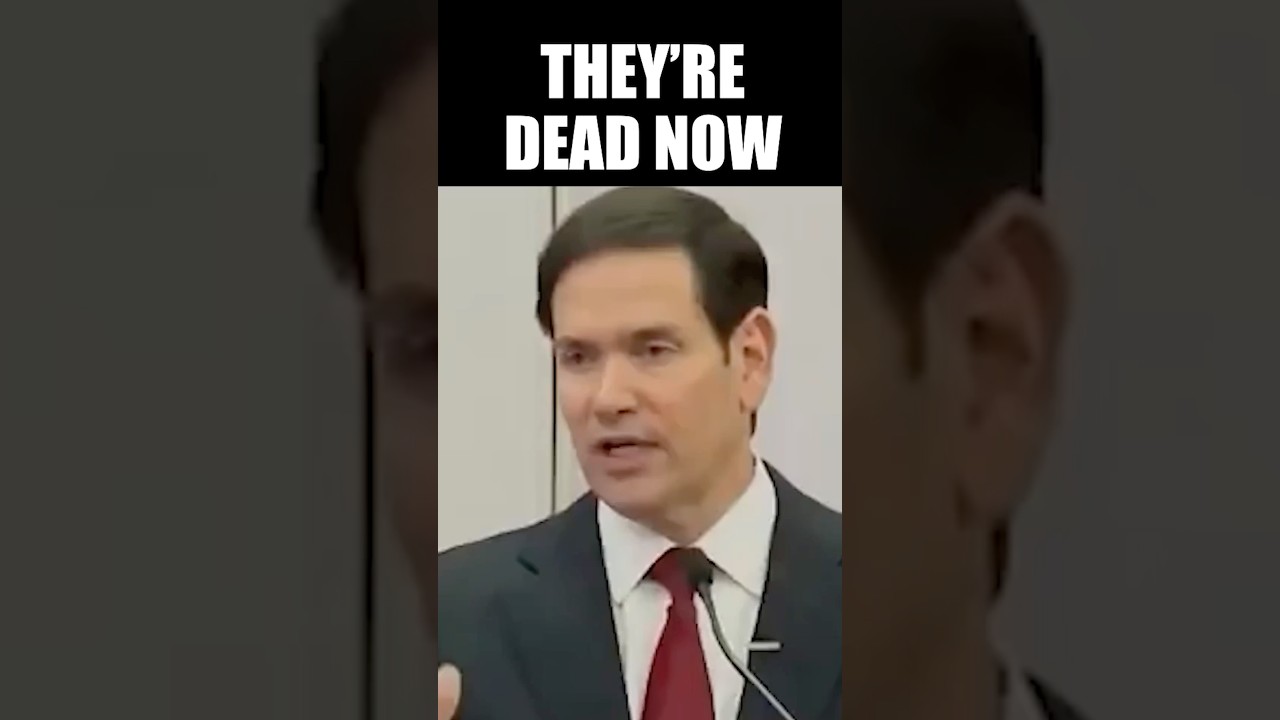 Listen to Press Go Quiet as Rubio Reveals Details of Secret U.S. Attack