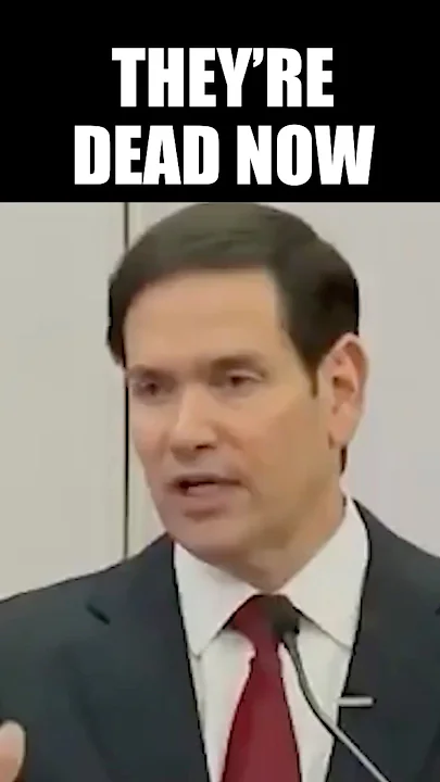 Listen to Press Go Quiet as Rubio Reveals Details of Secret U.S. Attack