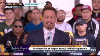 Chris Broussard react to Kobe Bryant and Gianna among 9 people killed in helicopter crash