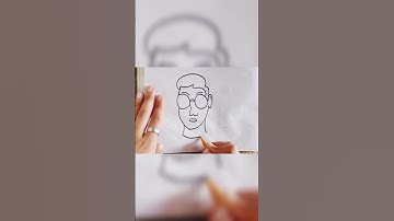 Drawn a boy with number 50 ♥️🙍 #shorts #drawing #art